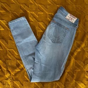 True Religion Jennie Curvy Skinny Jeans- Size 28 (women)